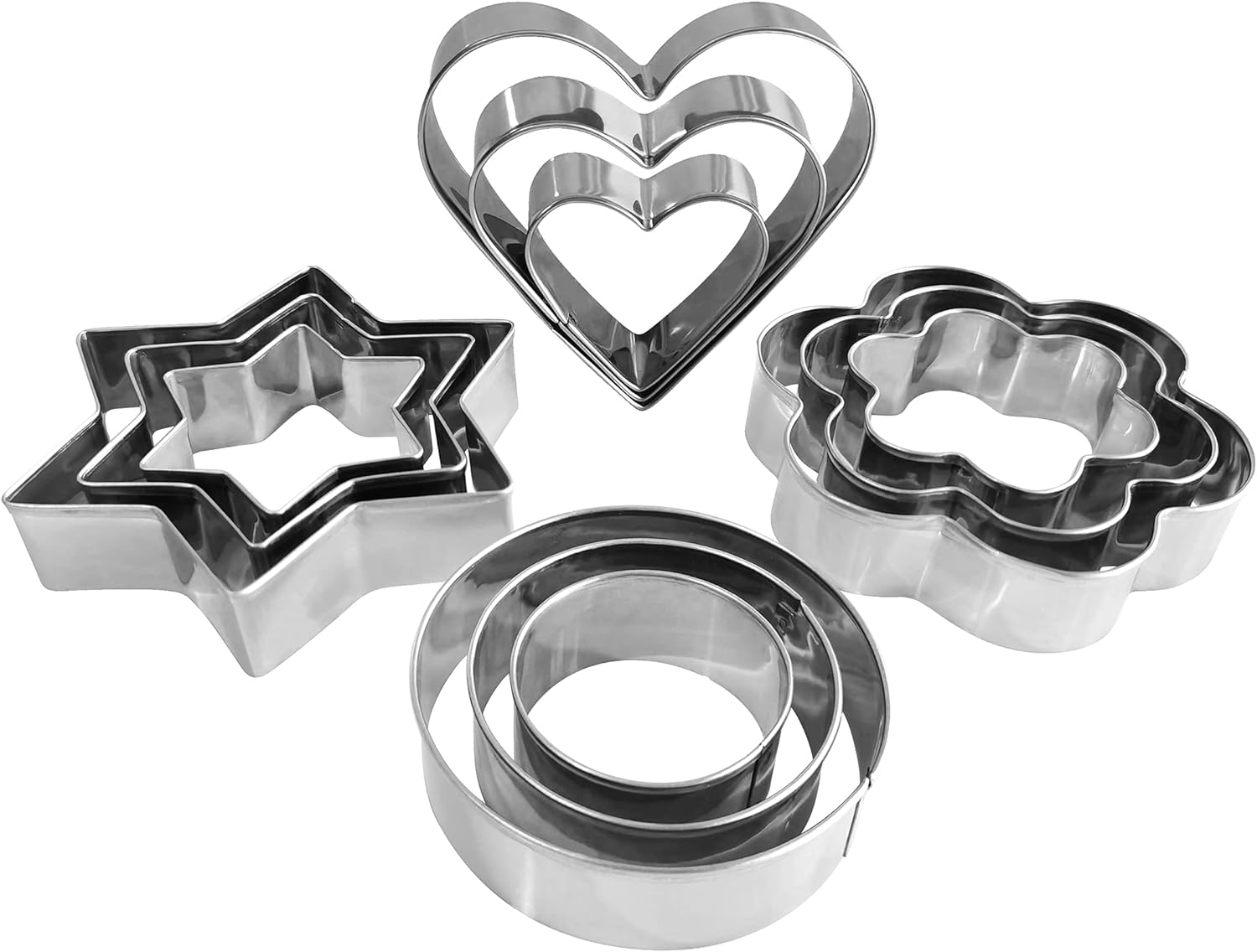 Metal Cookie Cutters Set, Star Cookie Cutter, Round Biscuit Cutter, Heart Cookie Cutters, Molds Cutter, Cookie Cutter, Biscuit Cutters Metal Cookie Cutters Set, Star Cookie Cutter, Round Biscuit Cutter, Heart Cookie Cutters, Molds Cutter, Cookie Cutter, Biscuit Cutters